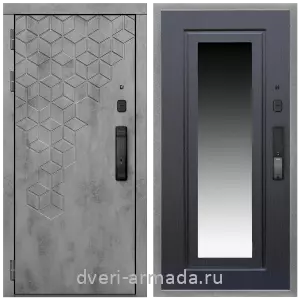 Взломостойкие входные двери, Дверь входная Армада Квадро МДФ 16 мм Kaadas K9 / МДФ 16 мм ФЛЗ-120 Венге