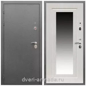 Входные двери лофт, Дверь входная Армада Оптима Антик серебро / МДФ 16 мм ФЛЗ-120 Дуб белёный