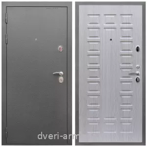 2 контура, Дверь входная Армада Оптима Антик серебро / МДФ 16 мм ФЛ-183 Дуб белёный