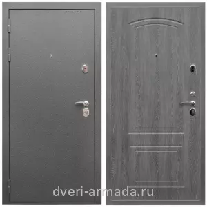 Двери со склада, Дверь входная Армада Оптима Антик серебро / МДФ 6 мм ФЛ-138 Дуб Филадельфия графит
