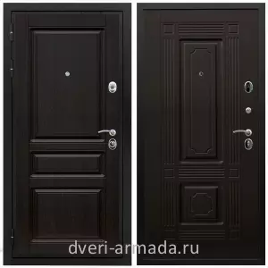 Входные двери лофт, Дверь входная Армада Премиум-Н МДФ 16 мм ФЛ-243 / МДФ 6 мм ФЛ-2 Венге на заказ