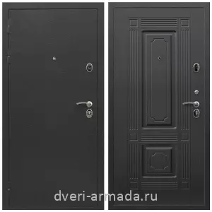 Черные входные двери, Металлическая дверь входная Армада Престиж Черный шелк / МДФ 16 мм ФЛ-2 Венге