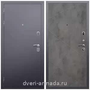 Дверь входная Армада Люкс Антик серебро / МДФ 10 мм ФЛ-291 Бетон темный