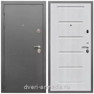 2 контура, Дверь входная Армада Оптима Антик серебро / МДФ 16 мм ФЛ-39 Дуб Филадельфия крем