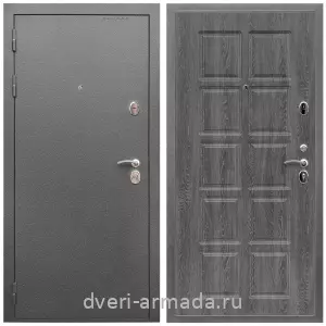 4 контура, Дверь входная Армада Оптима Антик серебро / МДФ 10 мм ФЛ-38 Дуб Филадельфия графит