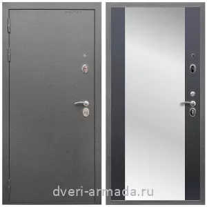 Входные двери лофт, Дверь входная Армада Оптима Антик серебро / МДФ 16 мм СБ-16 Венге