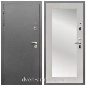 Входные двери лофт, Дверь входная Армада Оптима Антик серебро / МДФ 16 мм ФЛЗ-Пастораль, Дуб белёный