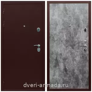 Входные двери с замками Mottura, Недорогая дверь входная Армада Люкс Антик медь / МДФ 6 мм ПЭ Цемент темный