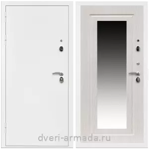 Входные двери лофт, Дверь входная Армада Оптима Белая шагрень / МДФ 16 мм ФЛЗ-120 Дуб белёный
