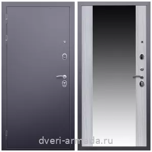 Входные двери лофт, Дверь входная Армада Люкс Антик серебро / МДФ 16 мм СБ-16 Сандал белый с ударопрочным покрытием