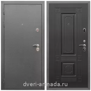 Входные двери на заказ, Дверь входная Армада Оптима Антик серебро / МДФ 6 мм ФЛ-2 Венге
