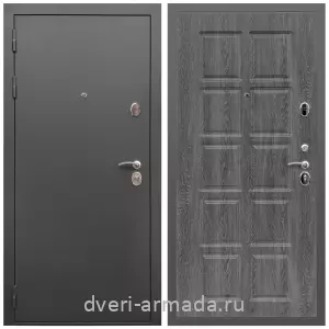 Входные двери лофт, Дверь входная Армада Гарант / МДФ 10 мм ФЛ-38 Дуб Филадельфия графит