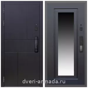 Входные двери Экстра, Умная входная смарт-дверь Армада Оникс МДФ 10 мм Kaadas K9 / МДФ 16 мм ФЛЗ-120 Венге