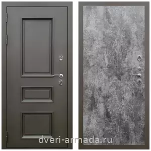 Дверь входная уличная в дом Армада Фаренгейт / ПЭ Цемент темный