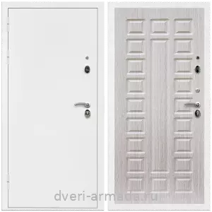 Правые входные двери, Дверь входная Армада Оптима Белая шагрень / МДФ 16 мм ФЛ-183 Сандал белый