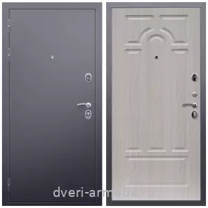 Двери со склада, Дверь входная Армада Люкс Антик серебро / МДФ 16 мм ФЛ-58 Дуб белёный