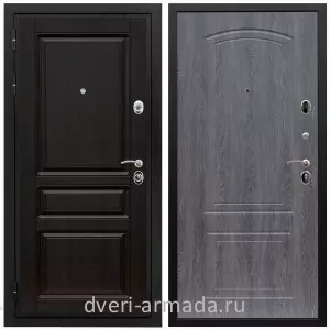 Входные двери лофт, Дверь входная Армада Премиум-Н МДФ 16 мм ФЛ-243 Венге / МДФ 6 мм ФЛ-138 Дуб Филадельфия графит