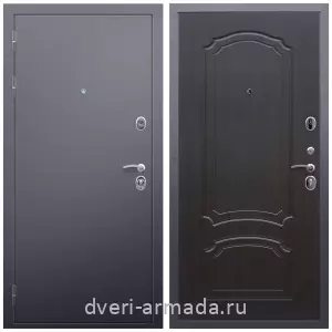 Современные входные двери, Дверь входная металлическая Армада Люкс Антик серебро / МДФ 6 мм ФЛ-140 Венге наружная на дачу