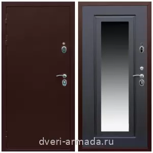 Входные двери Эврика, Дверь входная железная Армада Люкс Антик медь / МДФ 16 мм ФЛЗ-120 Венге в квартиру с повышенной прочностью