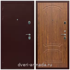 Входные двери Эврика, Дверь входная Армада Люкс Антик медь / МДФ 16 мм ФЛ-140 Мореная береза