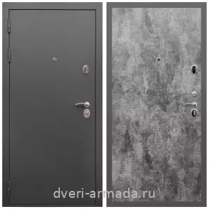 МДФ с фрезеровкой, Дверь входная Армада Гарант / МДФ 6 мм ПЭ Цемент темный