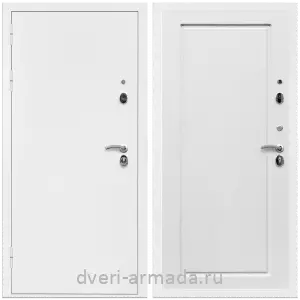 Светлые входные двери, Дверь входная Армада Оптима Белая шагрень / МДФ 16 мм ФЛ-119 Ясень белый