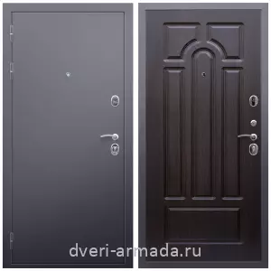 Правые входные двери, Дверь входная Армада Люкс Антик серебро / МДФ 6 мм ФЛ-58 Венге от завода в частный дом уличная