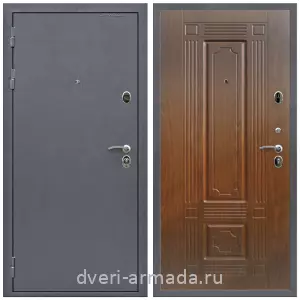 Дверь входная Армада Престиж Антик серебро / МДФ 6 мм ФЛ-2 Мореная береза