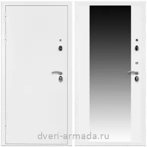 Входные двери толщиной 1.5 мм, Дверь входная Армада Оптима Белая шагрень / МДФ 16 мм СБ-16 Белый матовый