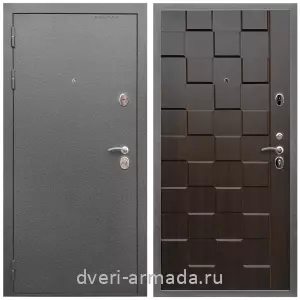 Входные двери лофт, Дверь входная Армада Оптима Антик серебро / МДФ 16 мм ОЛ-39 Эковенге
