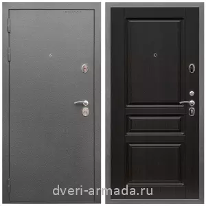 Входные двери Экстра, Дверь входная Армада Оптима Антик серебро / МДФ 16 мм ФЛ-243 Венге