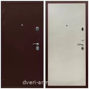 Входные двери на заказ, Дверь входная утепленная Армада Люкс Антик медь / МДФ 6 мм ПЭ Венге светлый