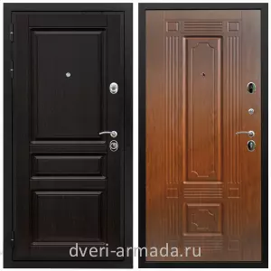Входные двери лофт, Дверь входная Армада Премиум-Н МДФ 16 мм ФЛ-243 Венге / МДФ 6 мм ФЛ-2 Мореная береза