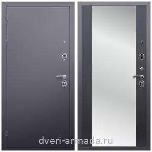 Входные двери лофт, Дверь входная утепленная Армада Люкс Антик серебро / МДФ 16 мм СБ-16 Венге в квартиру