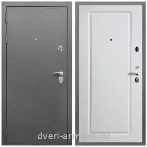Входные двери лофт, Дверь входная Армада Оптима Антик серебро / МДФ 16 мм ФЛ-119 Белый матовый