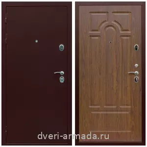 Входные двери МДФ для офиса, Дверь входная Армада Люкс Антик медь / МДФ 16 мм ФЛ-58 Морёная береза
