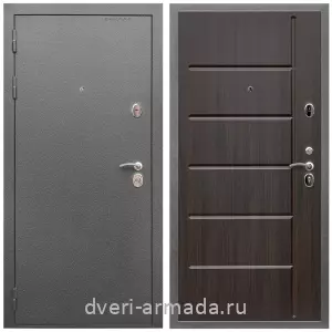 Правые входные двери, Дверь входная Армада Оптима Антик серебро / МДФ 10 мм ФЛ-102 Эковенге