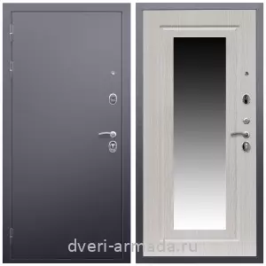 Входные двери лофт, Дверь входная Армада Люкс Антик серебро / МДФ 16 мм ФЛЗ-120 Дуб белёный от производителя