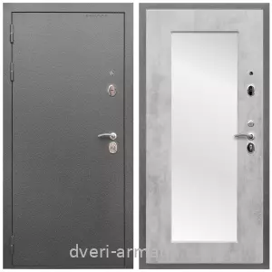 Входные двери лофт, Дверь входная Армада Оптима Антик серебро / МДФ 16 мм ФЛЗ-Пастораль, Бетон светлый