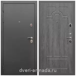 Входные двери лофт, Дверь входная Армада Гарант / МДФ 6 мм ФЛ-58 Дуб Филадельфия графит
