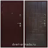 Дверь входная Армада Престиж Антик медь / МДФ 16 мм ФЛ-57 Дуб шоколад