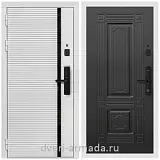 Умная входная смарт-дверь Армада Каскад WHITE МДФ 10 мм Kaadas S500 / МДФ 16 мм ФЛ-2 Венге