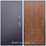 Дверь входная металлическая утепленная Армада Люкс Антик серебро / МДФ 6 мм ФЛ-140 Морёная береза двухконтурная