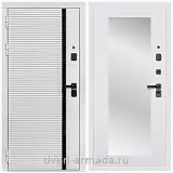Дверь входная Армада Каскад WHITE МДФ 10 мм / МДФ 16 мм ФЛЗ-Пастораль, Белый матовый