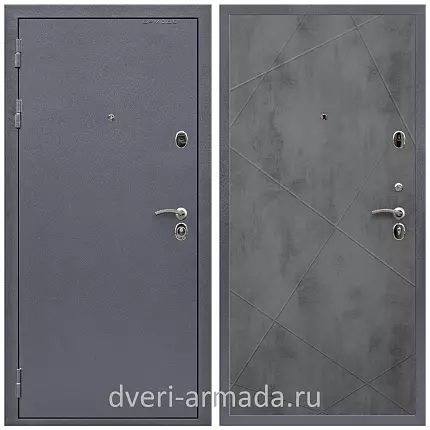 Дверь входная Армада Престиж Антик серебро / ФЛ-291 Бетон темный